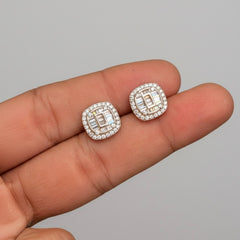 Vanya Sparkle silver Stud