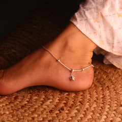 Mono Magic Silver Payal for women