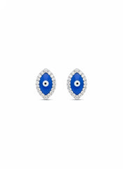 Divine Hamsa Evil Eye Stud