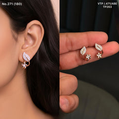 Petal radiance silver stud