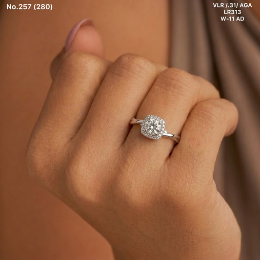 Nivya silver ring for women