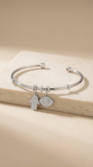 Varnika silver kada for women