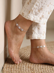 Silver Enchanted Charm Payal
