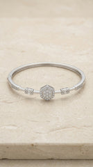Vanyara silver kada for women