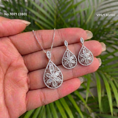 Sanya silver pendant set for women