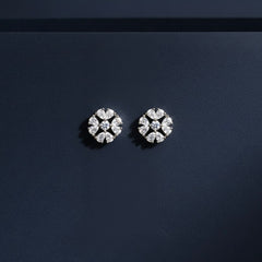 Yara sparkle silver stud