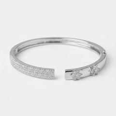 Star princess silver kada for women