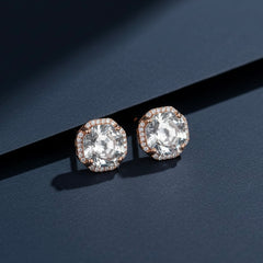 Royal diamond silver stud