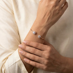 Ira silver kada for women
