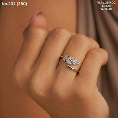 Niya silver ring for women