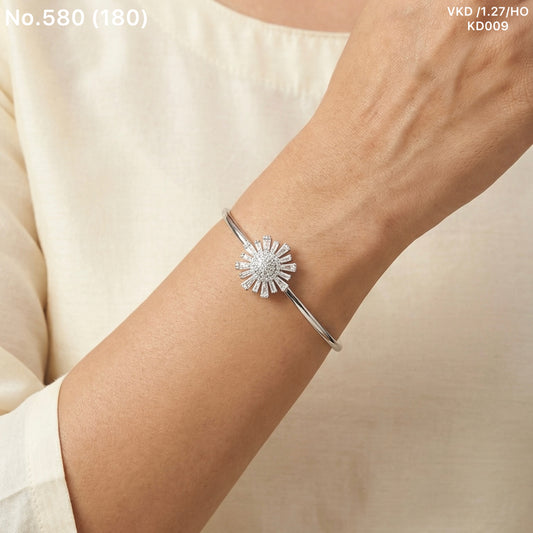 Shynaa silver kada for women