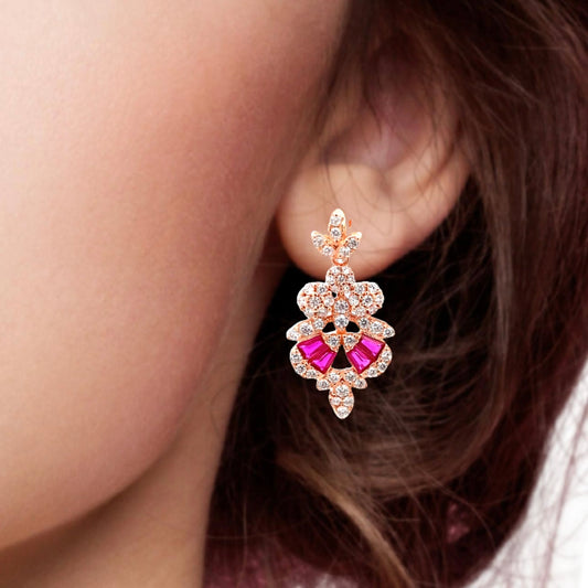 Silver Earrings for Women by V One Jewellery