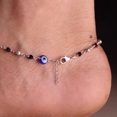 Minimalist Evil Eye Payal for Women