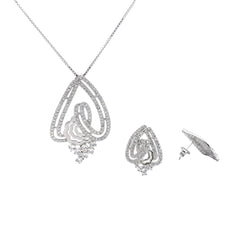 Silver Pendant Set - V One Jewellery