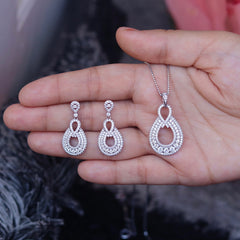 Silver Pendant Set - V One Jewellery