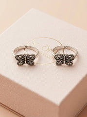 Artisan soul silver toerings for women