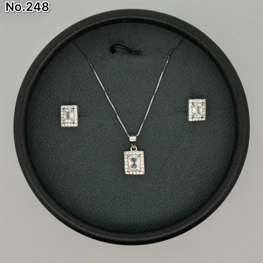 Silver Pendant Set - V One Jewellery