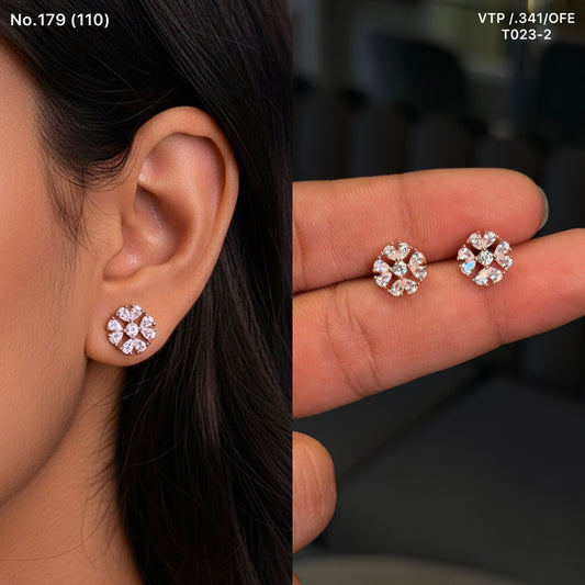 Sanya moon silver stud