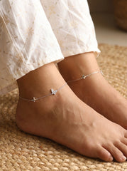Silver butterfly heaven Payal for women