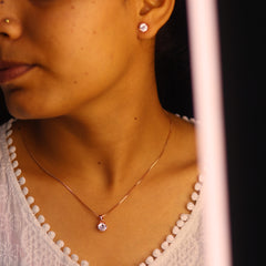 Eve Rose Gold Jewellery Set