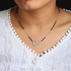 Tranquil Silver Mangalsutra for Women