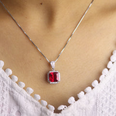 Allure Silver Pendant Jewellery Set