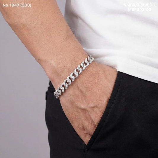 Argent raider silver bracelet for men