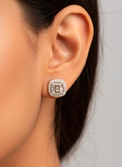 Vanya Sparkle silver Stud