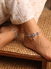Classic Jaipur Silver Payal for Women