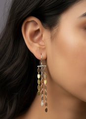 Devika jingles silver earrings