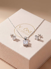 Suhani silver pendant set for women