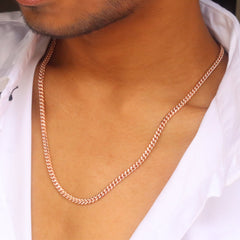 Pristine Rose Gold Chain for Men