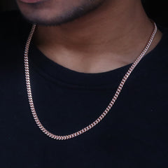 Pristine Rose Gold Chain for Men