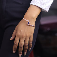 Sapphire Rose Gold Women's Kada