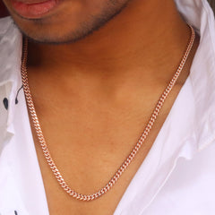 Pristine Rose Gold Chain for Men