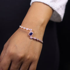 Sapphire Rose Gold Women's Kada