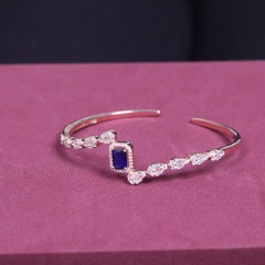 Sapphire Rose Gold Women's Kada