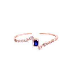 Sapphire Rose Gold Women's Kada