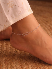 Infinite Elegance 925 Silver Payal for women