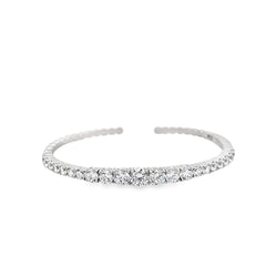 Zircon Beauty Women's Silver Kada