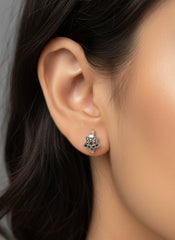 Frost glow silver stud