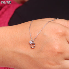 Silver Chain Pendant - V One Jewellery