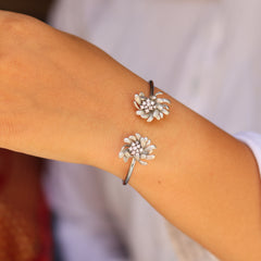 Silver Kada for Women - V One Jewellery