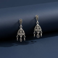 Echo swing silver earrings
