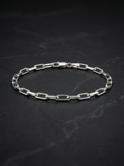 Prime fang silver bracelet for men