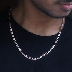 Men's Rose Gold Heritage Link Chain