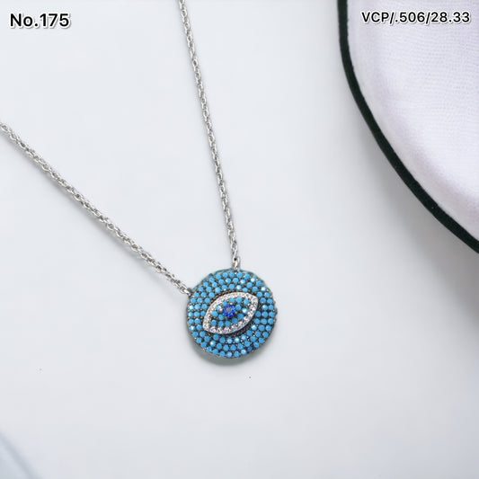 Silver Chain Pendant - V One Jewellery