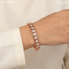 Tradition twist silver kada for women