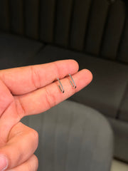 Shimmer silver stud