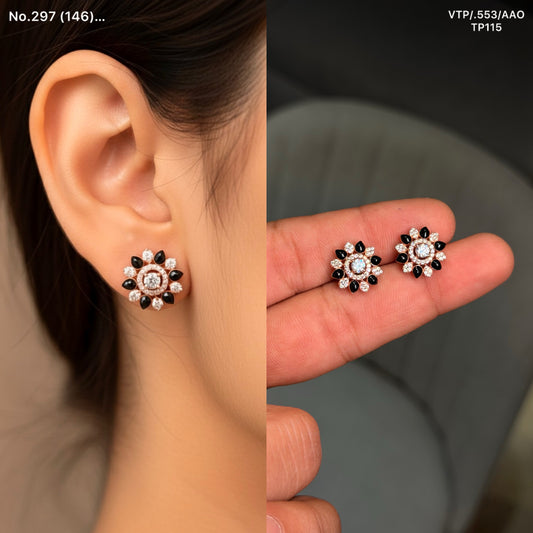 Riva Halo silver Stud